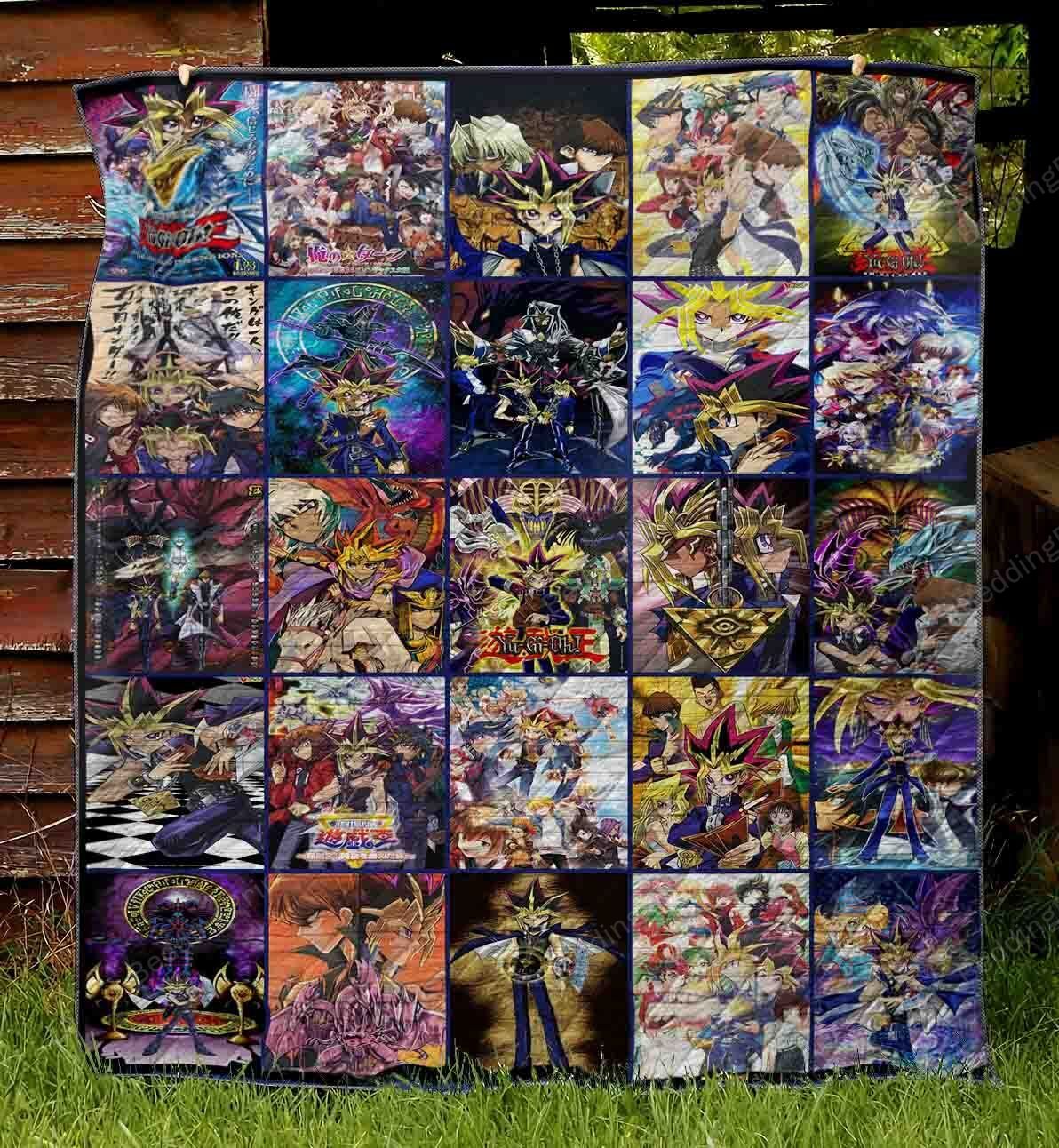 Yu-Gi-Oh Quilt Blanket