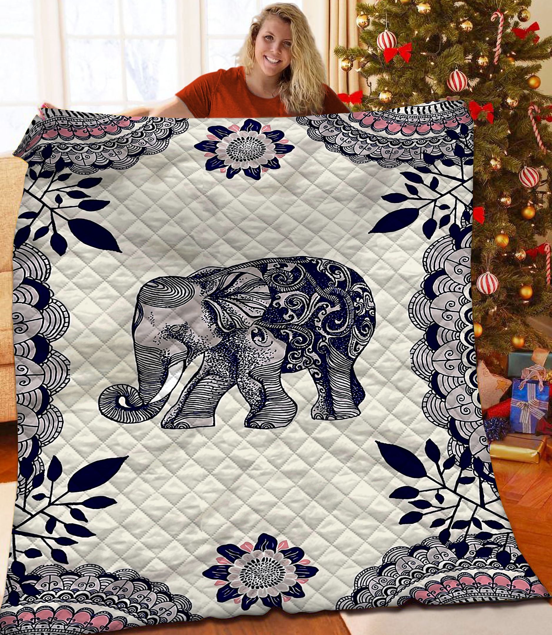 Elephants Quilt Kwr