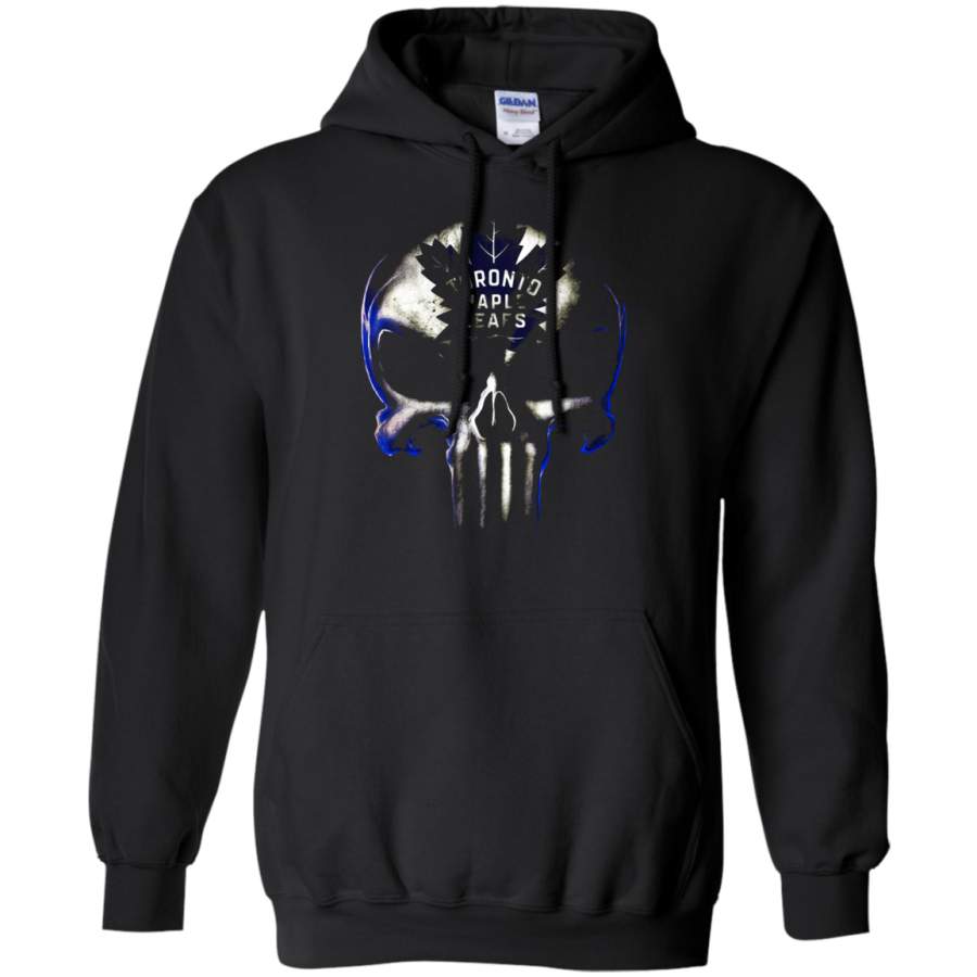 AGR Toronto Maple Leafs The Punisher Mashup Ice Hockey Hoodie