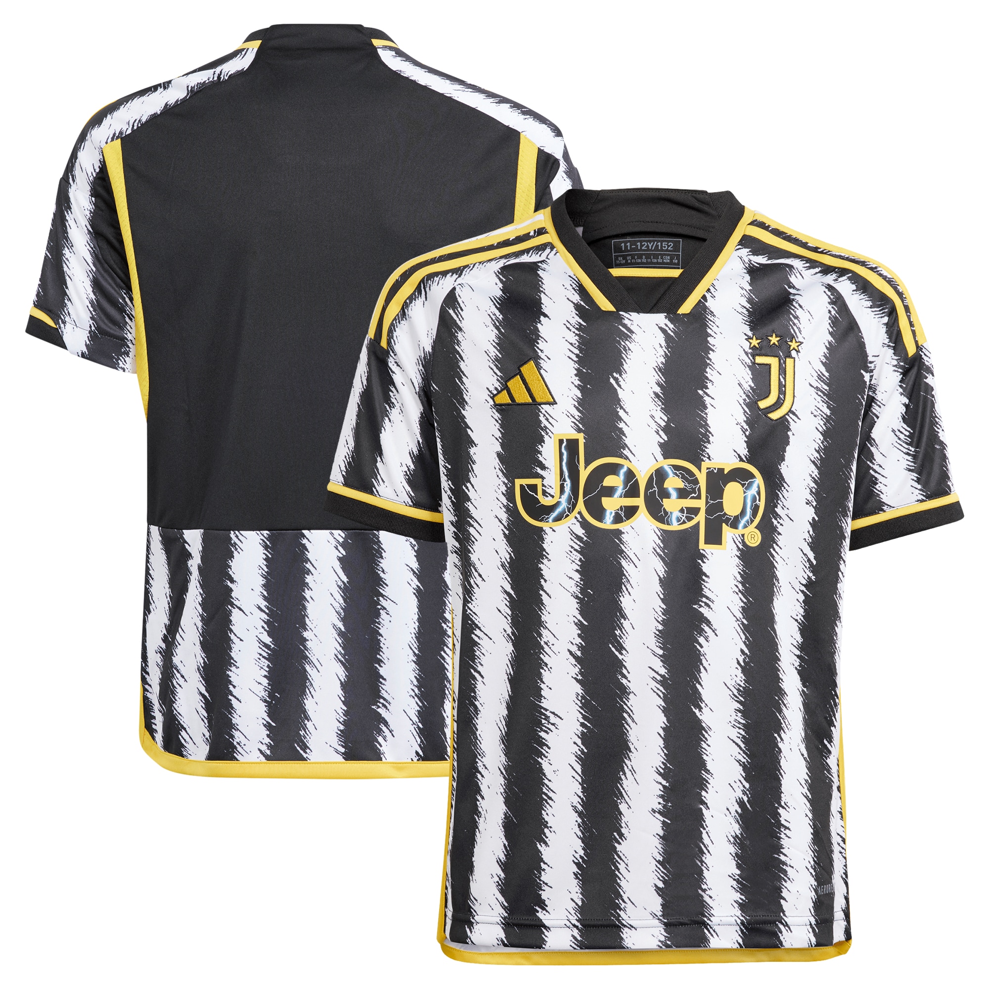 Juventus Youth 2023/24 Home Replica Jersey – Black