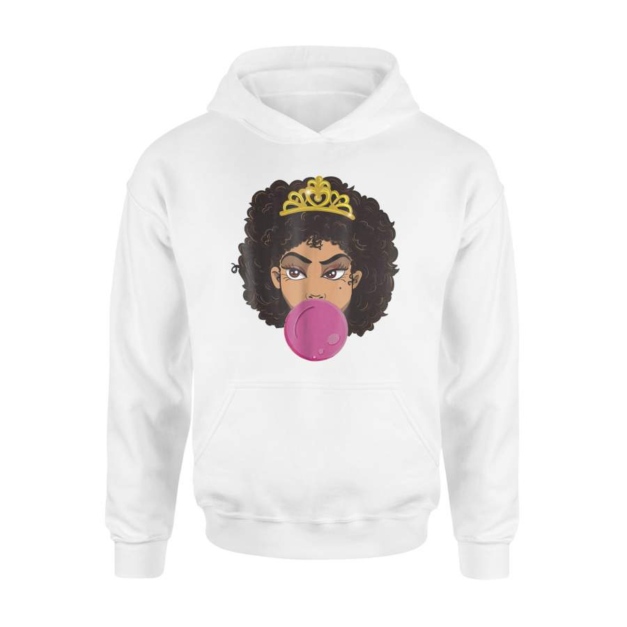 Black Girl Magic Bubblegum Afro Diva African Queen Hoodie
