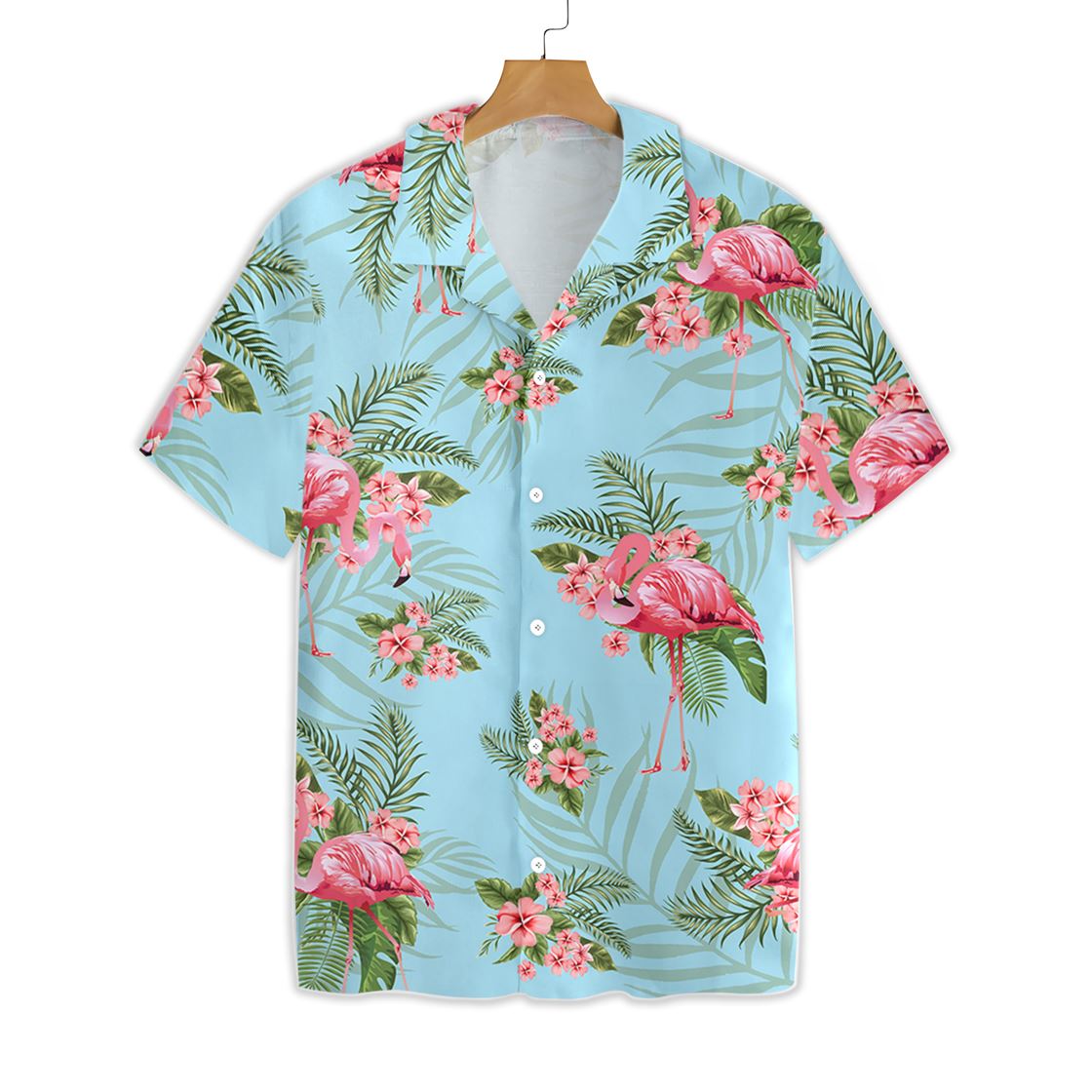 Tropical Workout Flamingo Never Skip Leg Day Hawaiian Shirt | For Men & Women | Hl2151
