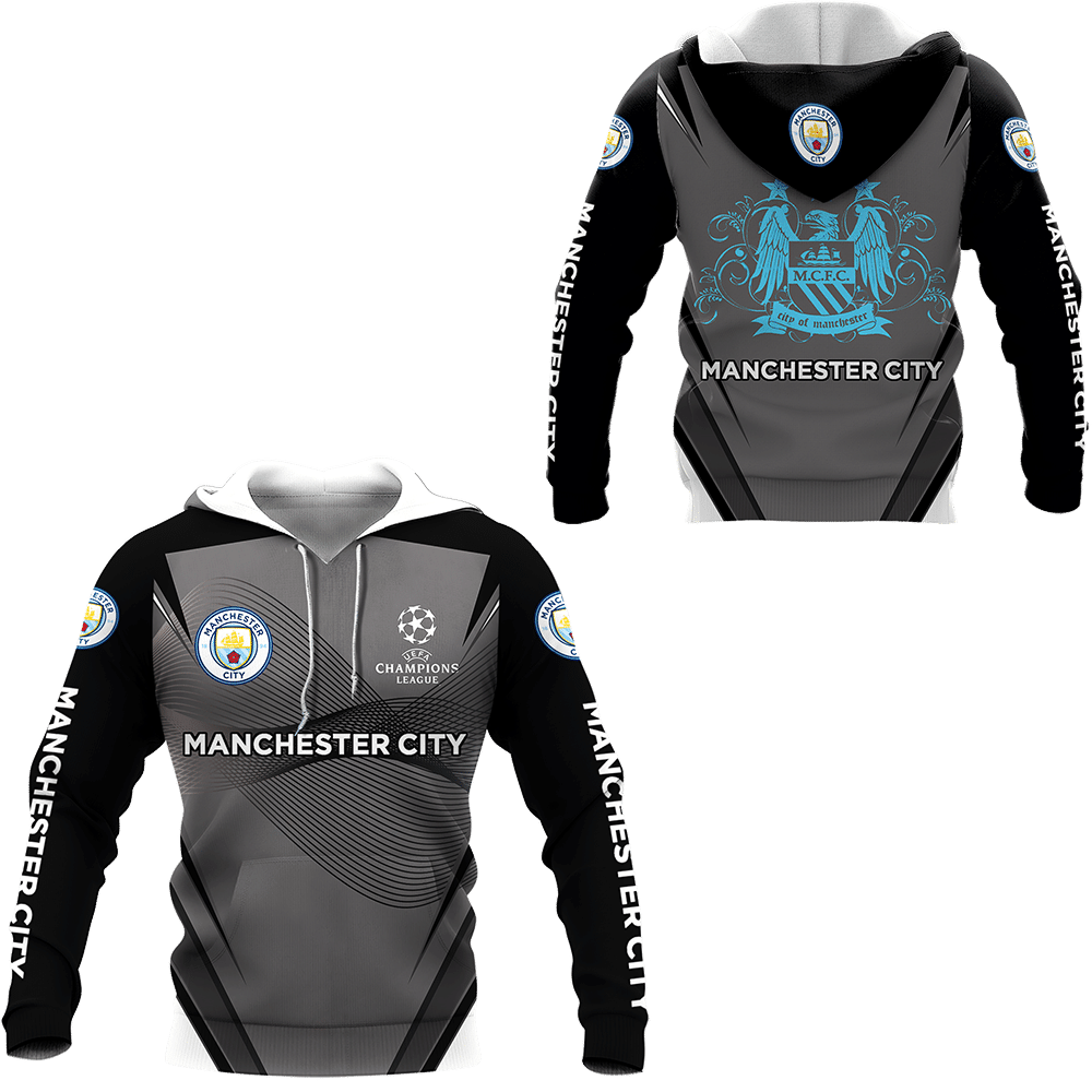 3D All Over Printed Manchester City TNT-VA Shirts Ver 2 (Black)