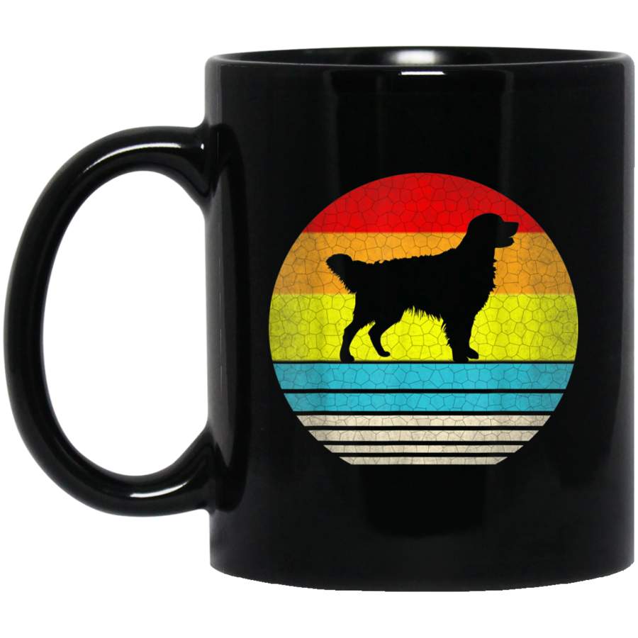 Golden Retriever Dog  Vintage Retro Gift For Dog Lovers Mug