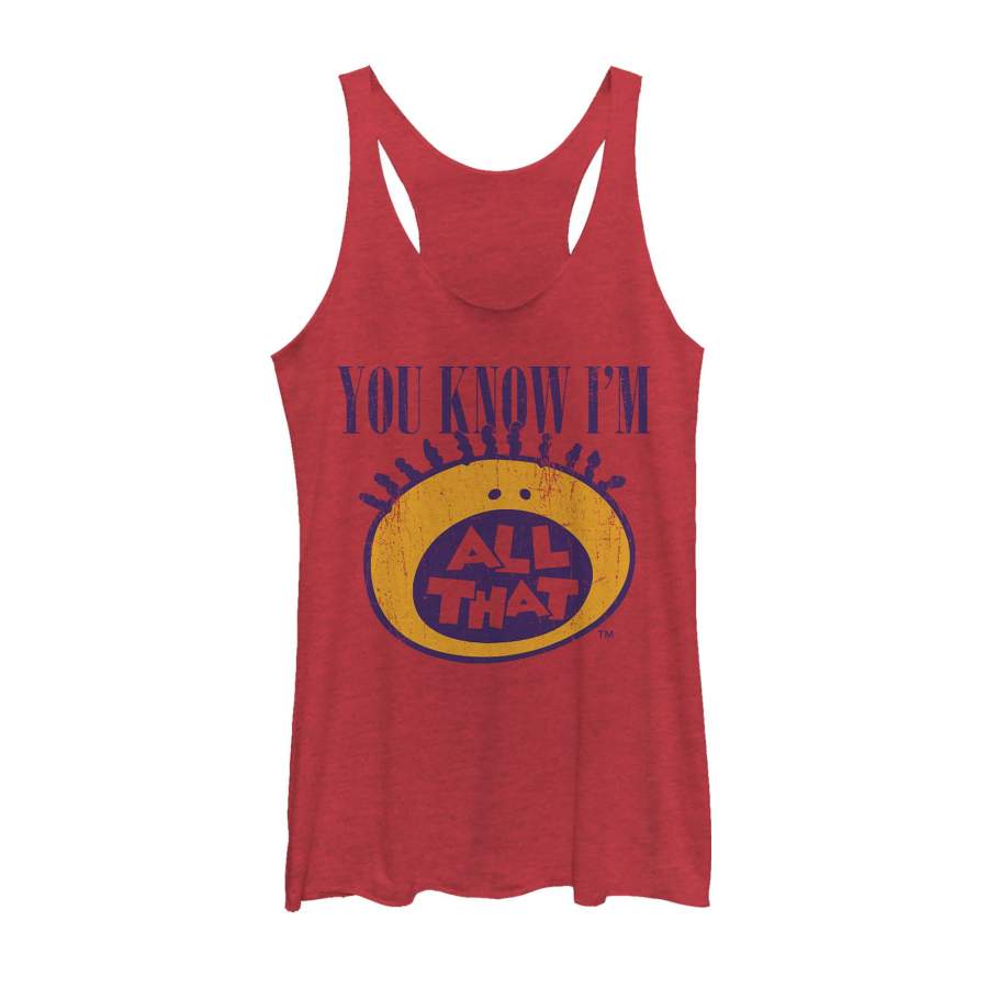 All That Women’s You Know  Racerback Tank