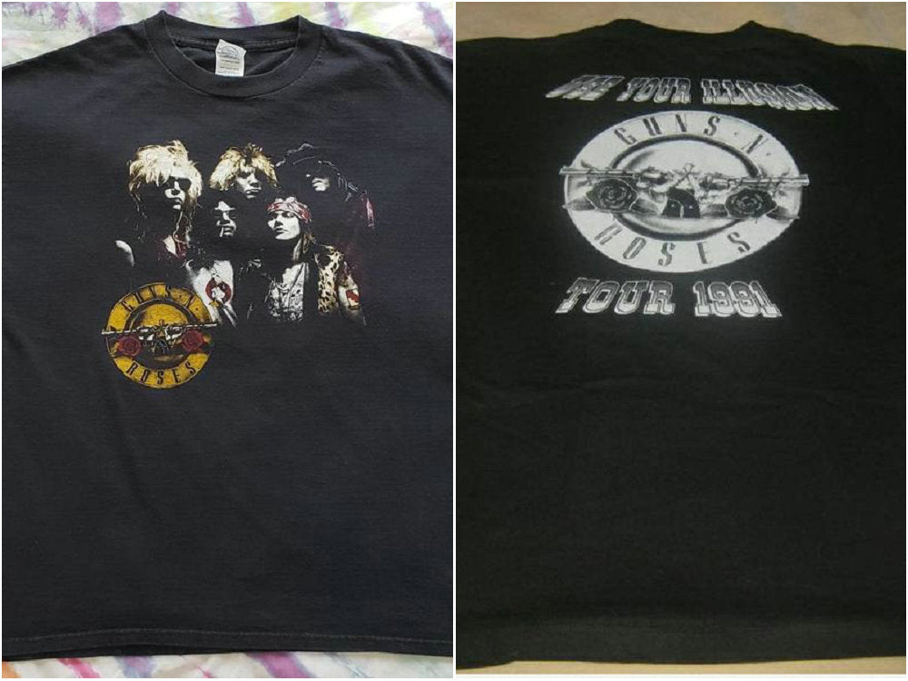 Vintage Guns n Roses Classic Lineup Use Your Illusions t shirt