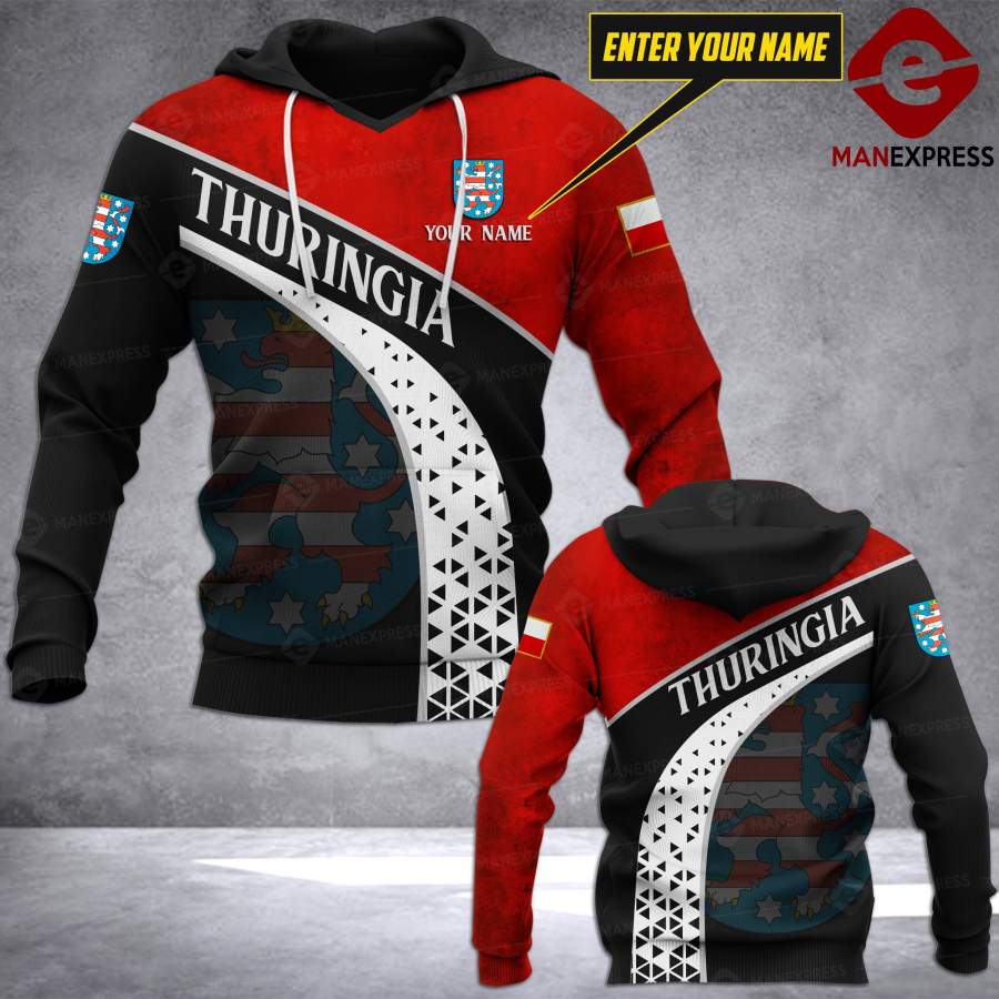 VH CUSTOMIZE Thuringia HOODIE 3D ALL OVER PRINT 0710 PDT