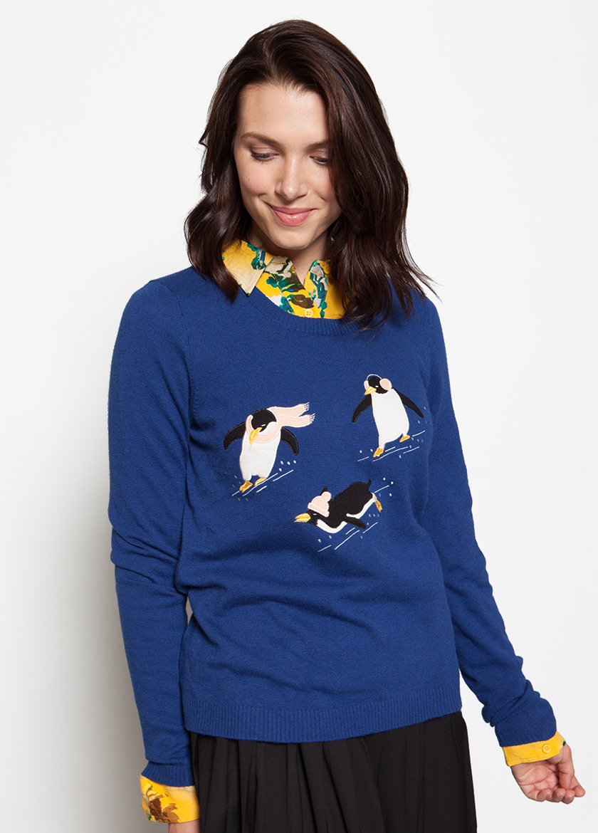 PENGUIN SLIDE  SWEATER W