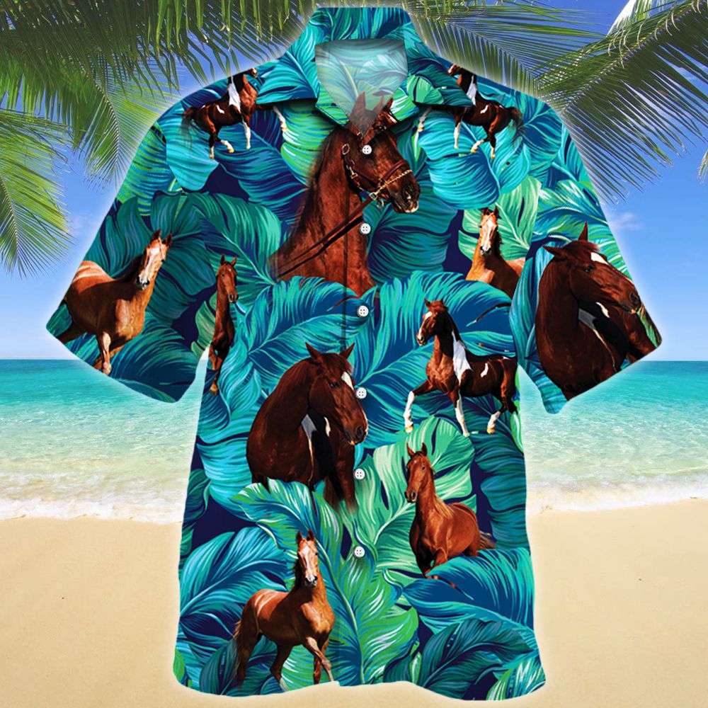 American Saddlebred Horse Lovers Hawaiian Shirt Ha11121