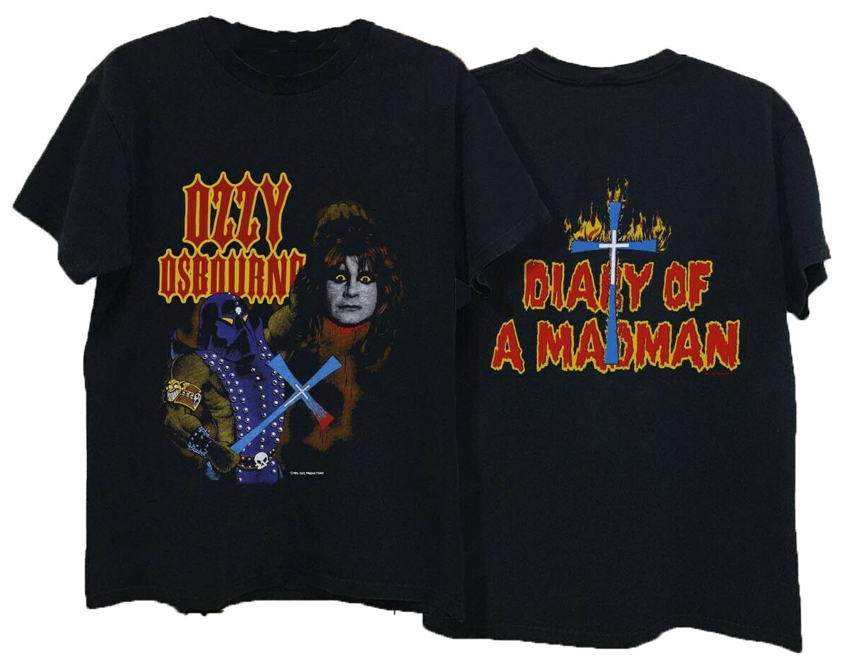 1982 Ozzy Osbourne ”Diary Of A Madman” T-Shirt
