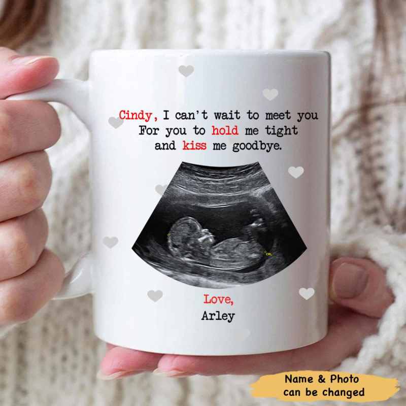 Baby Ultrasound For New Mom Dad To Be Personalized Mug