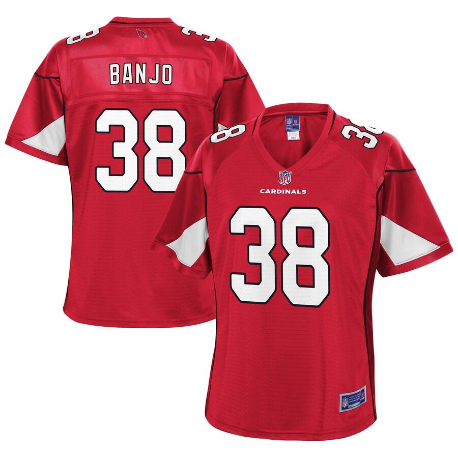 Chris Banjo Arizona Cardinals NFL Pro Line Womens Team Player Jersey – Cardinal