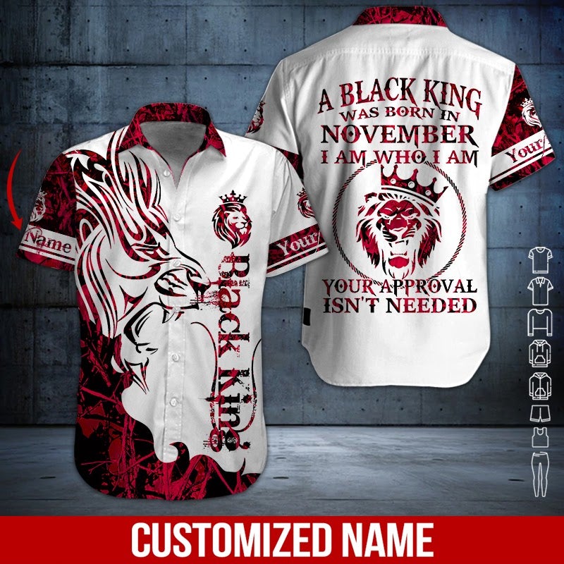 November King Custom Hawaiian Shirt | For Men & Women | Hn1416