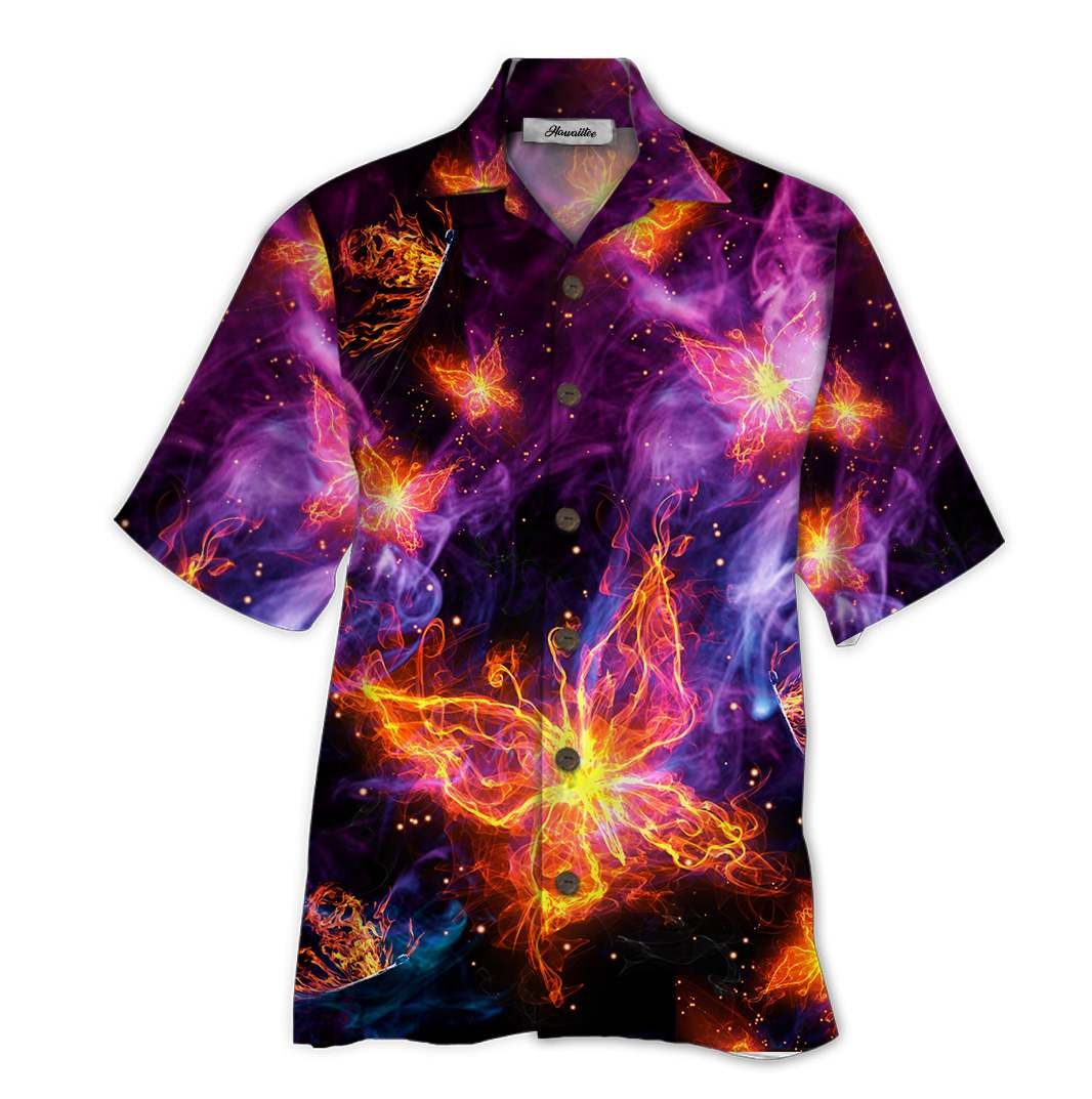 Butterfly Colorful Nice Design Unisex Hawaii Shirt For Men And Women Ha72410