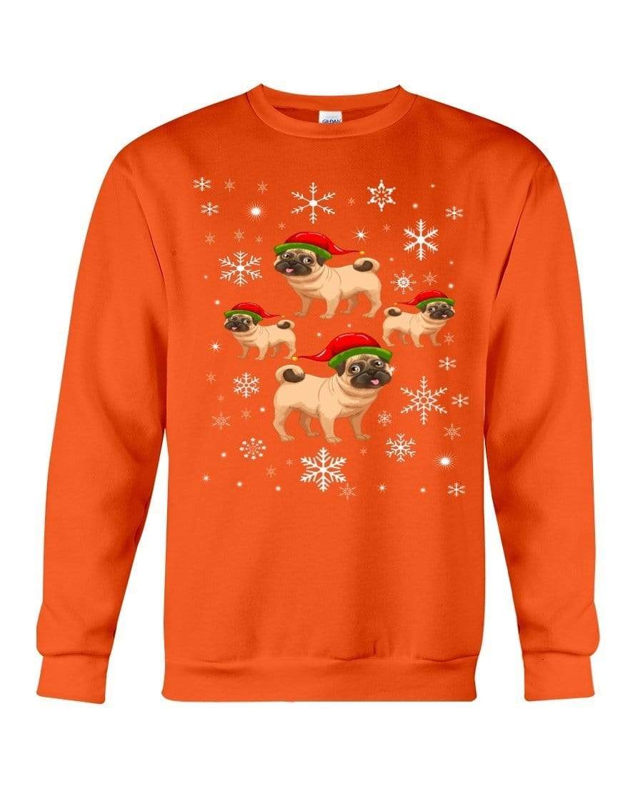 Bulldog Xmas Crewneck Sweatshirt – Unisex – Sizes Small to 5XL Ugly Christmas Sweater