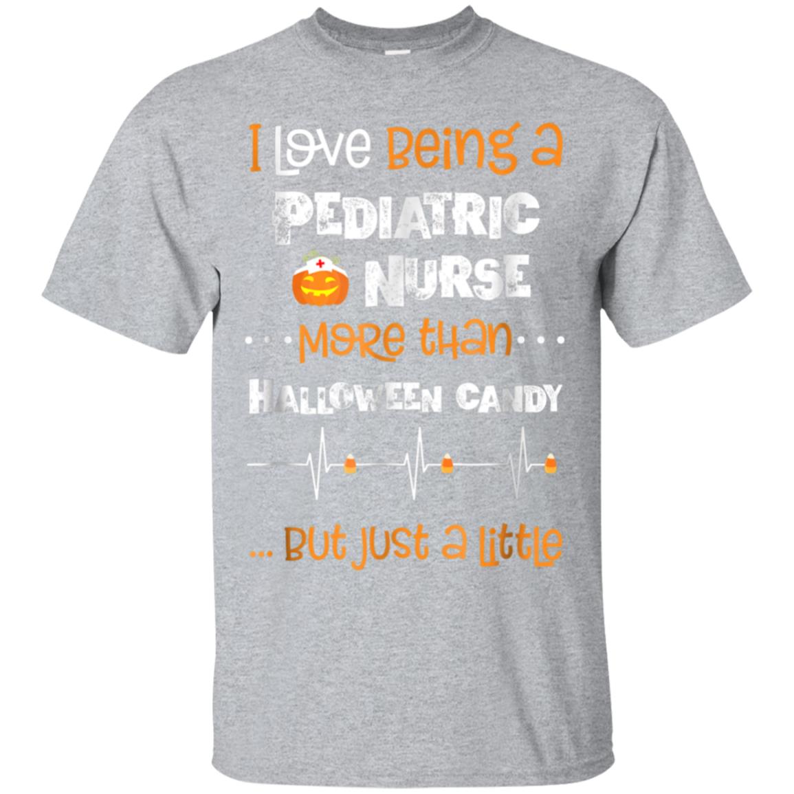 Pediatric Nurse Shirt Halloween Funny Love Candy Tshirt