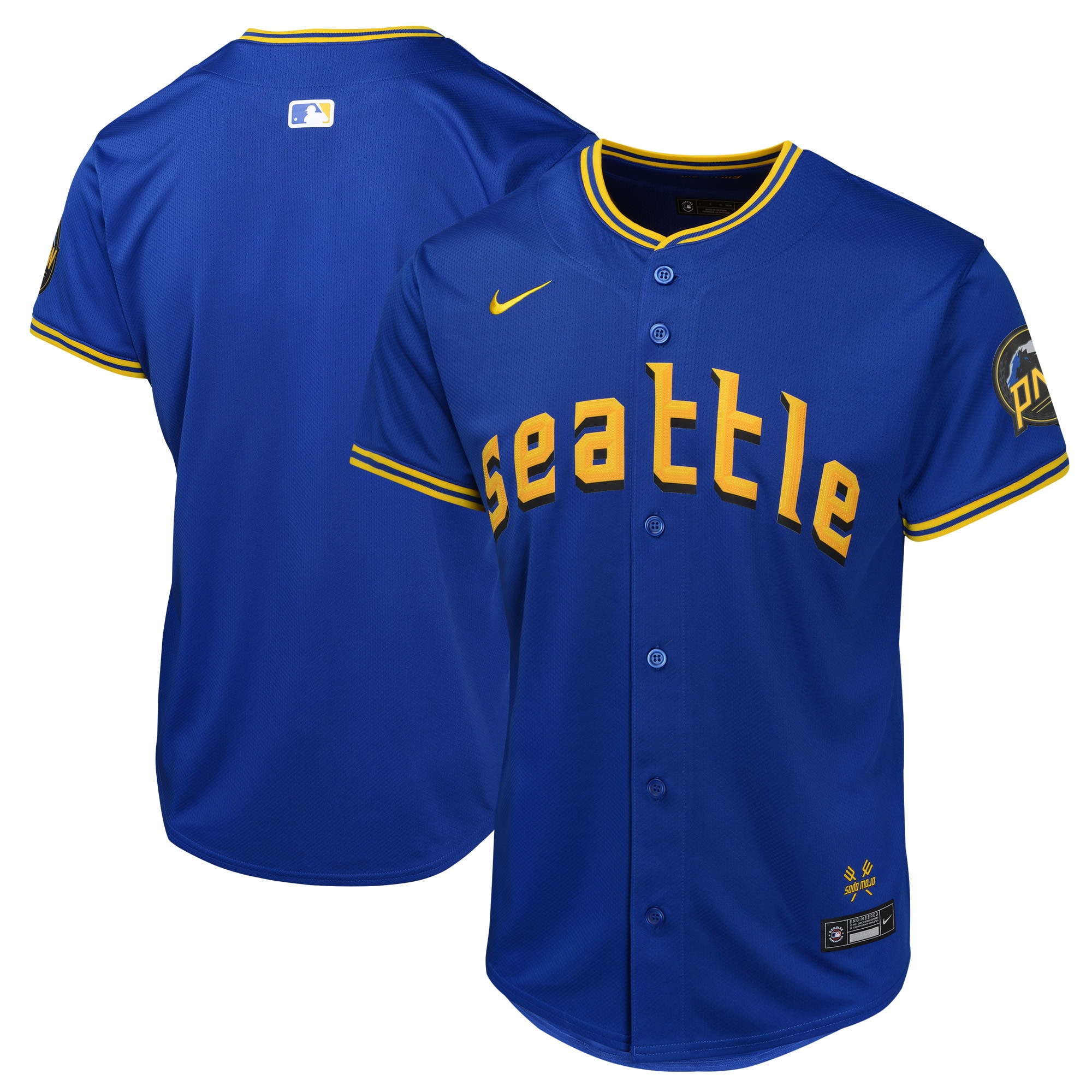 Seattle Mariners Youth City Connect Limited Jersey – Blue