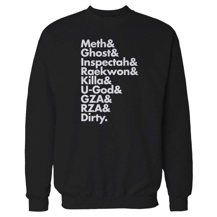 Wu Tang Members Names Hip-Hop New York Ny Odb Rza Gza Cream 36 Chambers Sweatshirt T-Shirt
