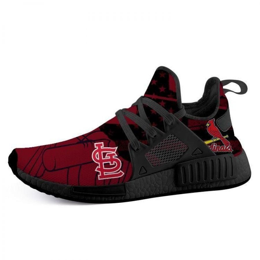 TeeDCMA St. Louis Cardinals NMD XR1 Lightweight Sneakers, St. Louis Cardinals Running Shoes