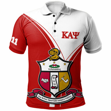 Kappa Alpha Psi Polo Shirt – Fraternity Kappa Seal Polo Shirt