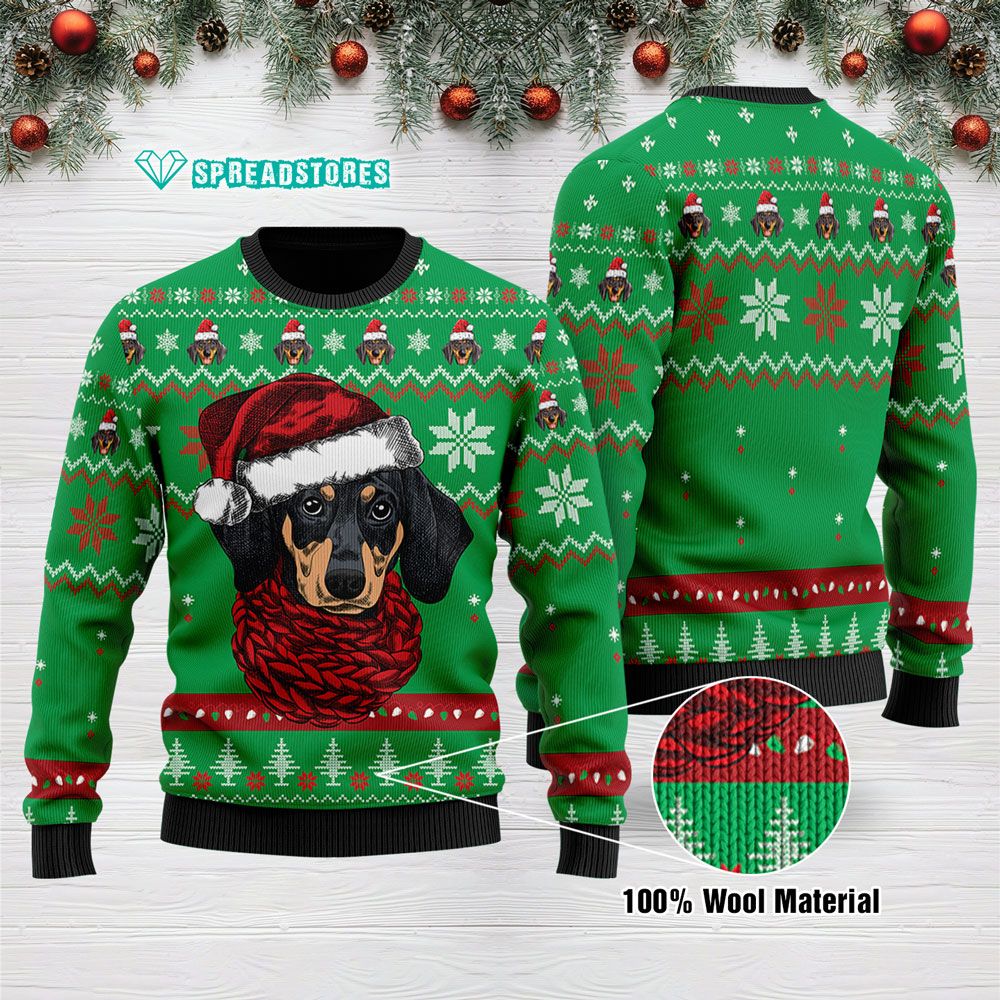 Ugly Sweatshirt Dachshund Christmas Ugly Sweater 2010