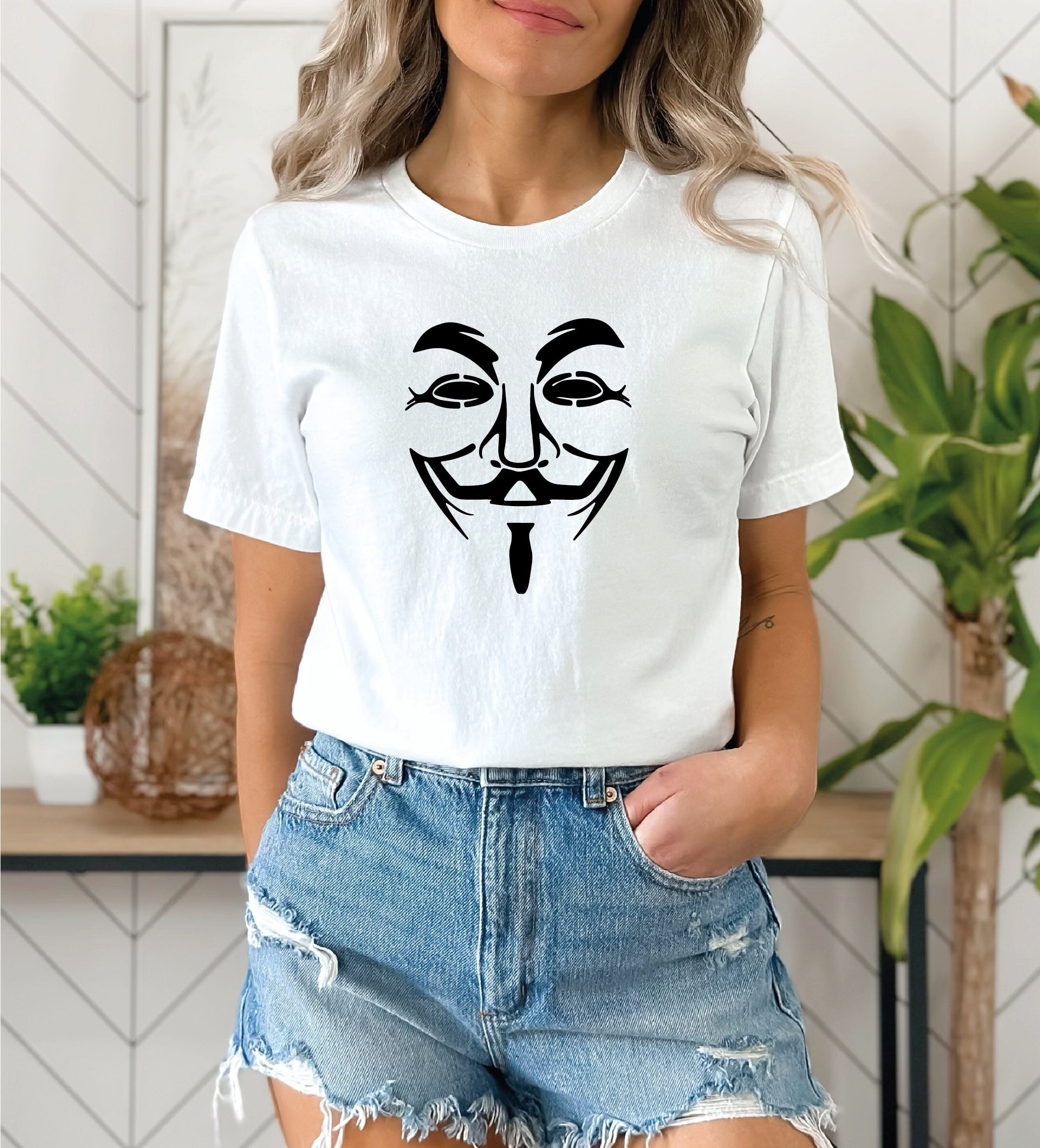 V For Vendetta Shirt, Inspired By The Movie Shirt, Activism tee, Shirt for Men