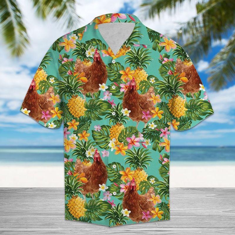 Chicken Hawaii Shirt 2 Ha23171