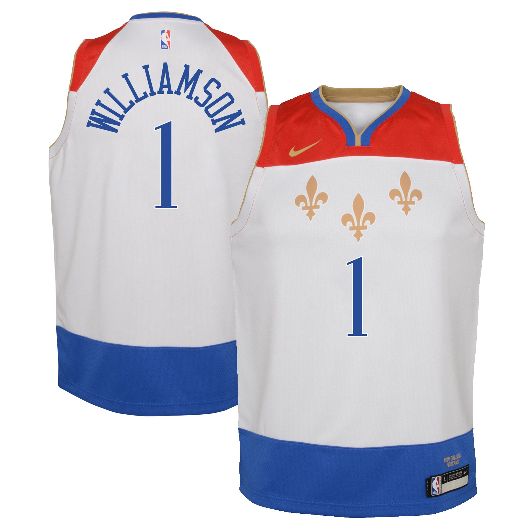 Zion Williamson New Orleans Pelicans Preschool 2020/21 Swingman Jersey White – City Edition NBA