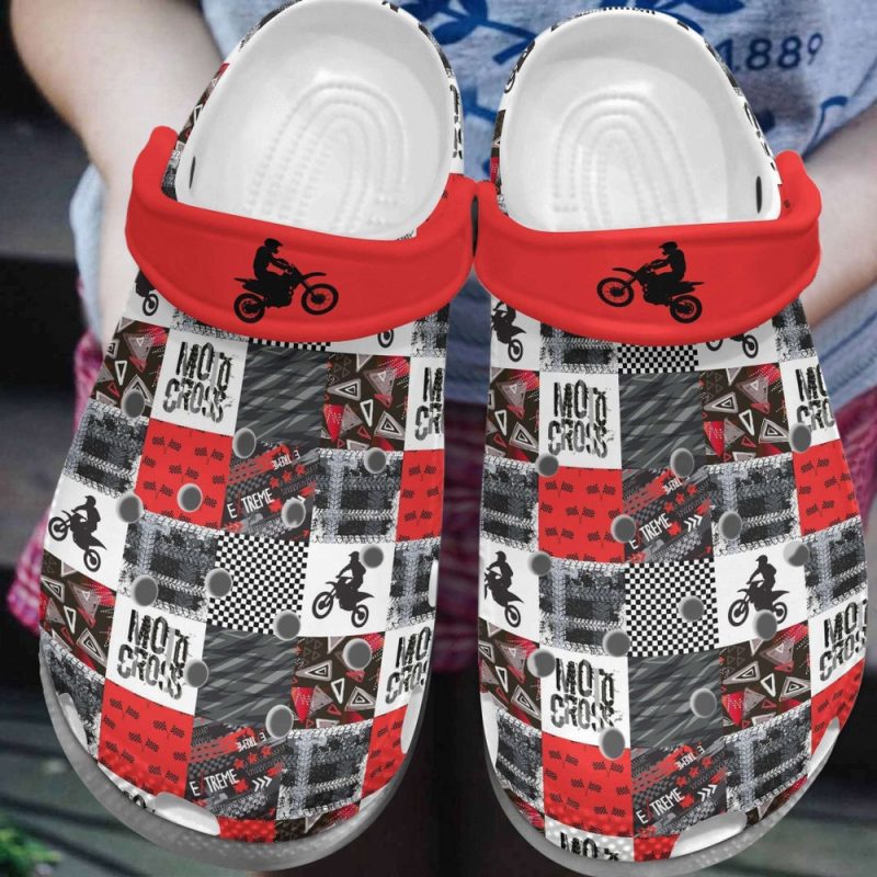 For Motocross Lover Rubber clog Shoes Comfy Footwear 2