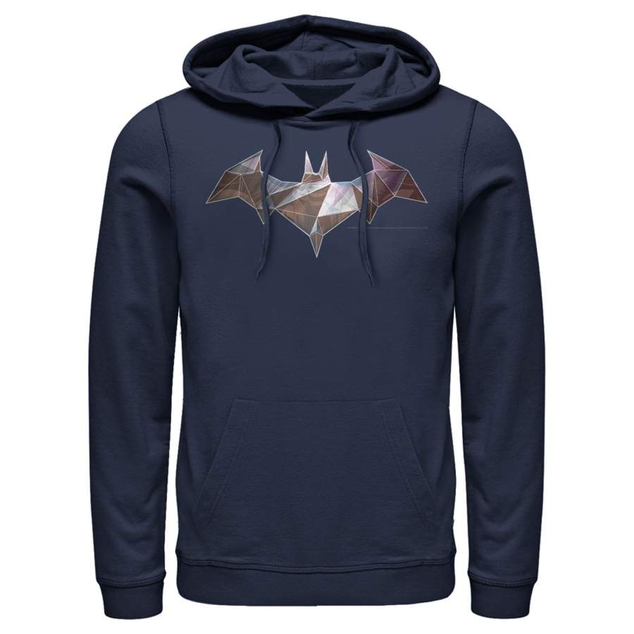 Batman Men’s Logo Geometric Wing  Lightweight Hoodie