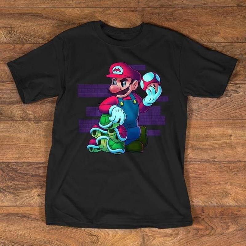 Super mario game for fan t shirt