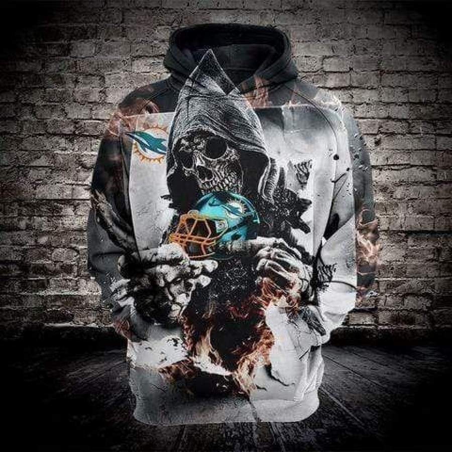 Dolphins Hoodie 3D Style644 All Over Printed