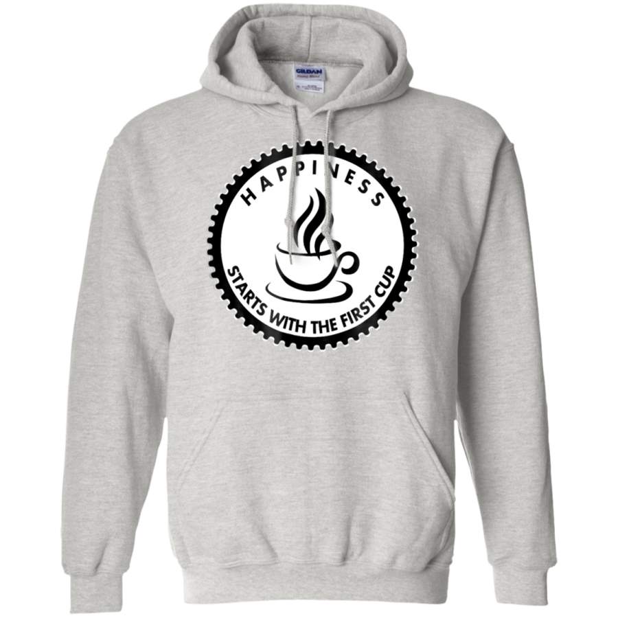 AGR Happiness Starts With The First Cup Tshirt hoodie