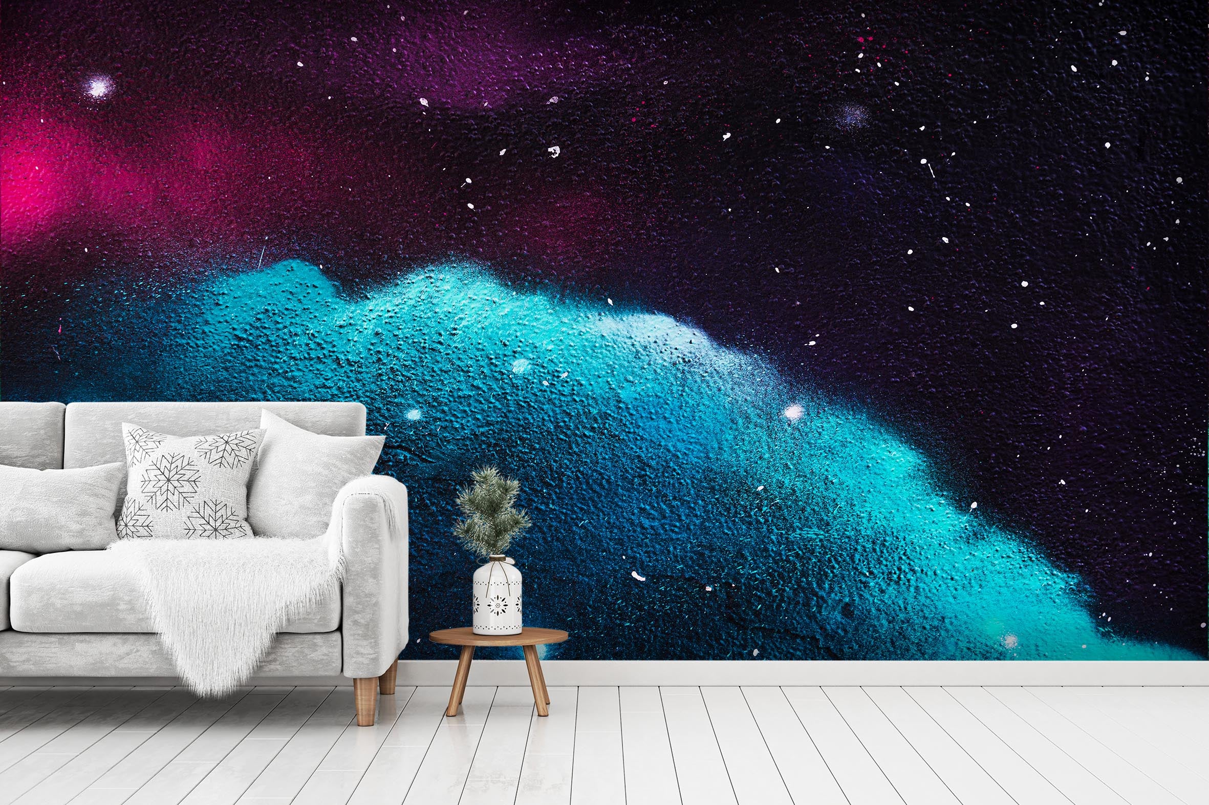 3D Abstract Starry Sky Nebula Wall Mural Wallpaper 55