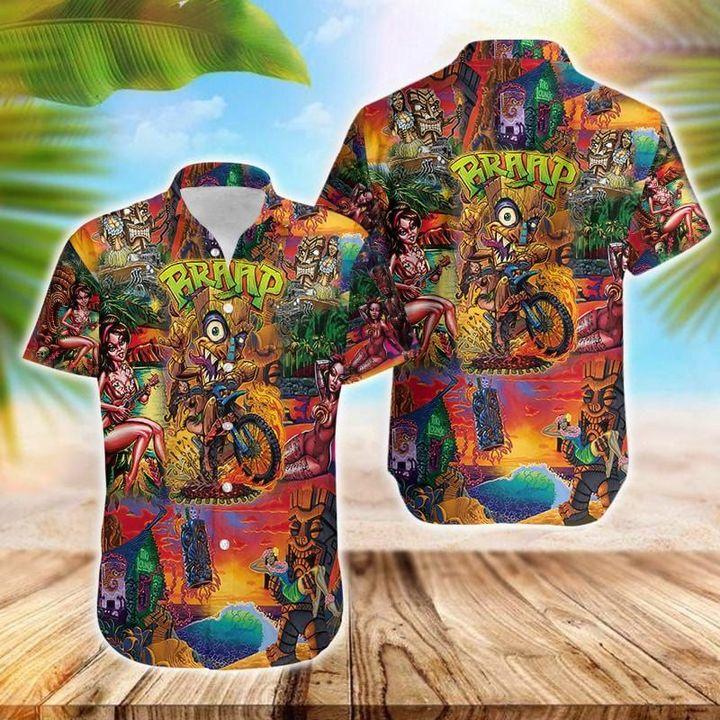 Tiki And Sexy Girl Hawaiian Shirt – For Men And Women