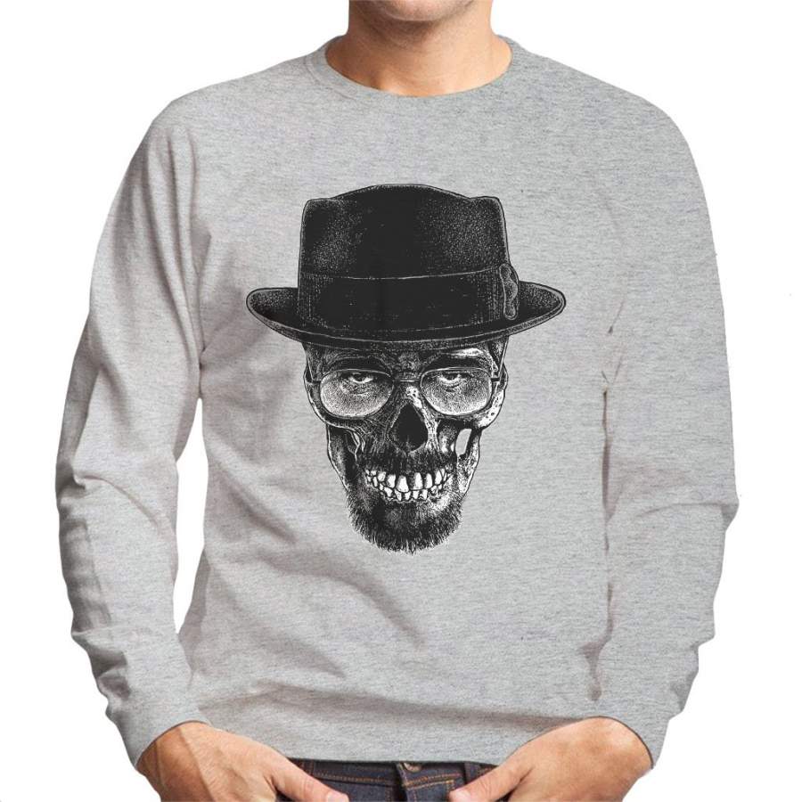 Breaking Bad Heisenberg Skull Men’s Sweatshirt