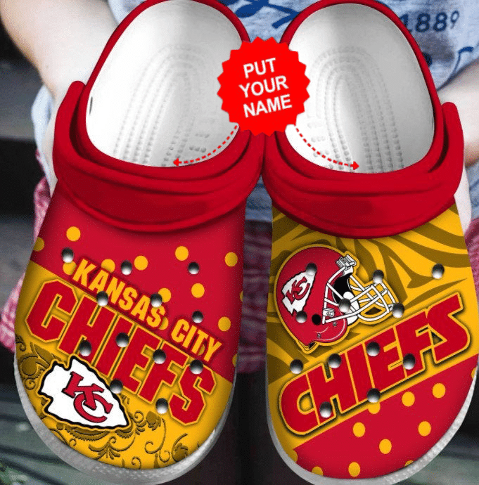 National Football Crocs – Kc Chiefs Crocband Clog Shoes Colorful For Men Women