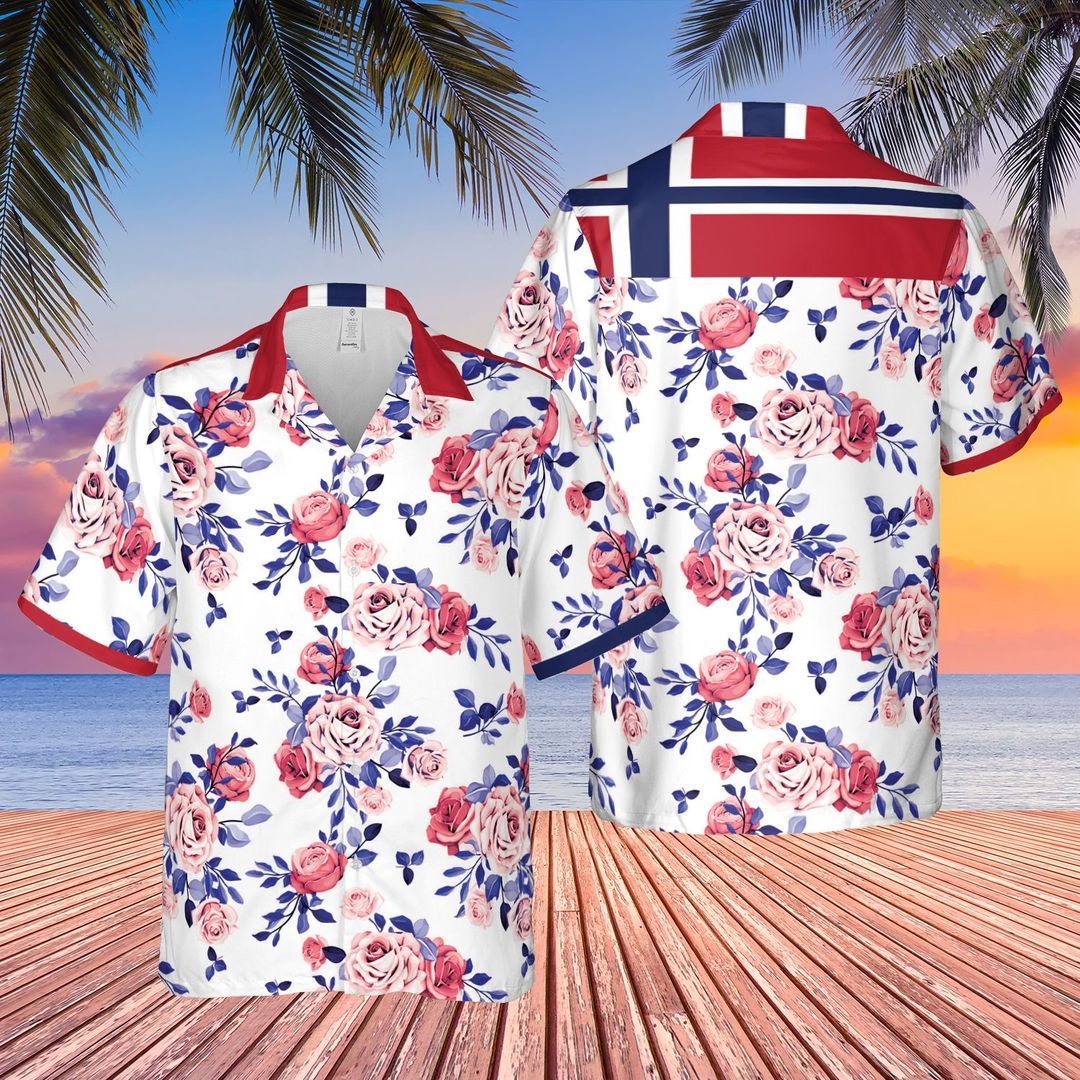 Norway Norwegian White Amazing Design Hawaii Shirt Ha6570