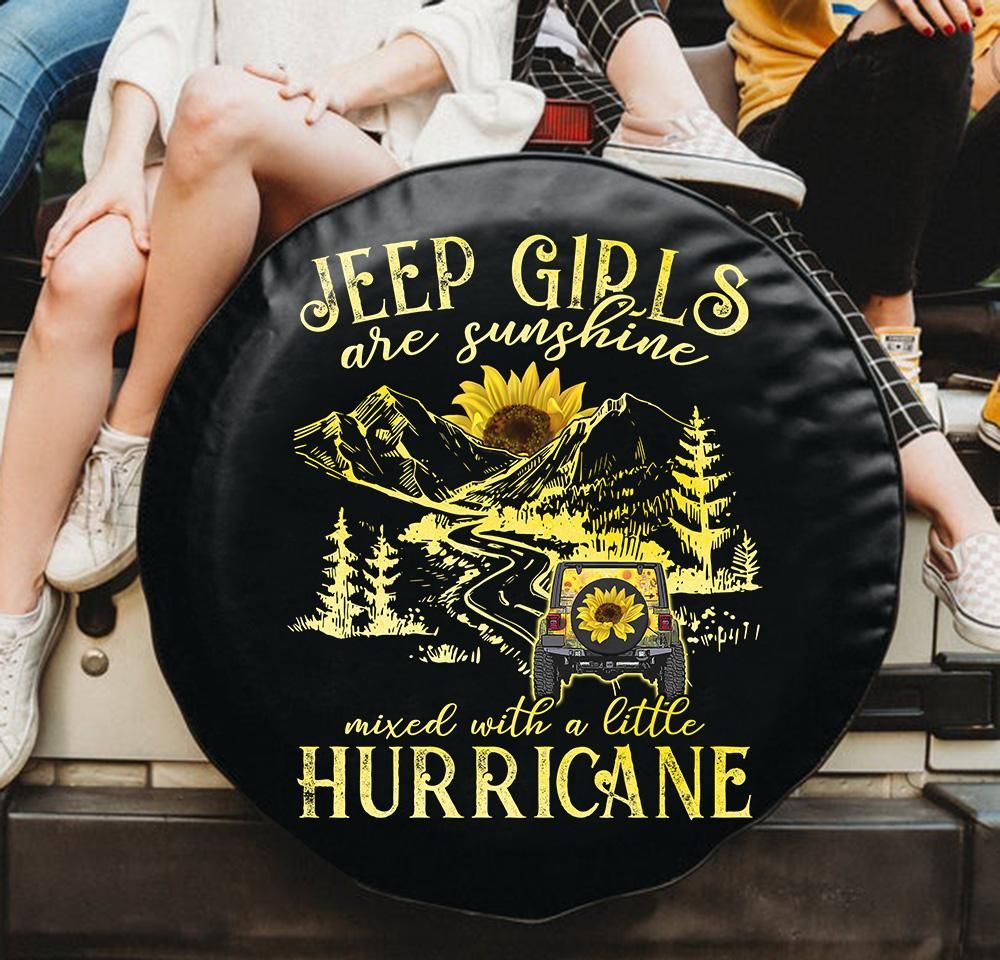 Jp Girls Are Sunshine Mixed With A Little Hurricane Spare Tire Cover #H