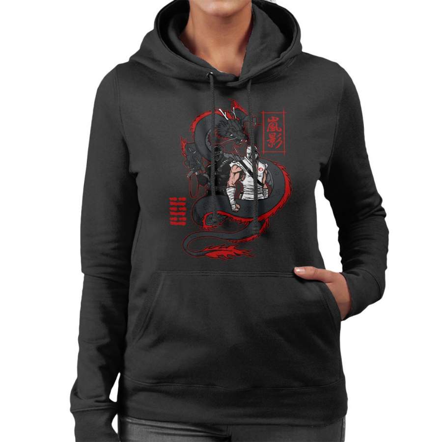 Arashikage Clan Storm Shadow Snake Eyes GI Dragon Joe Women’s Hooded Sweatshirt