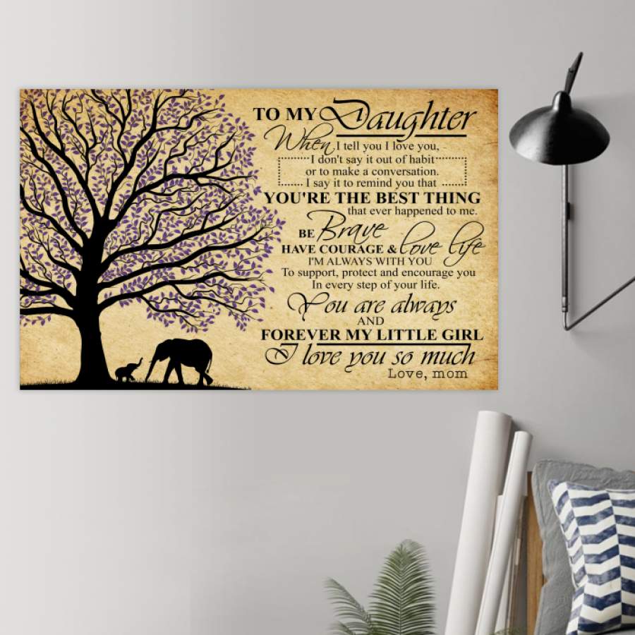 GNN2212 – Family – To my Daughter – Elephant – Poster