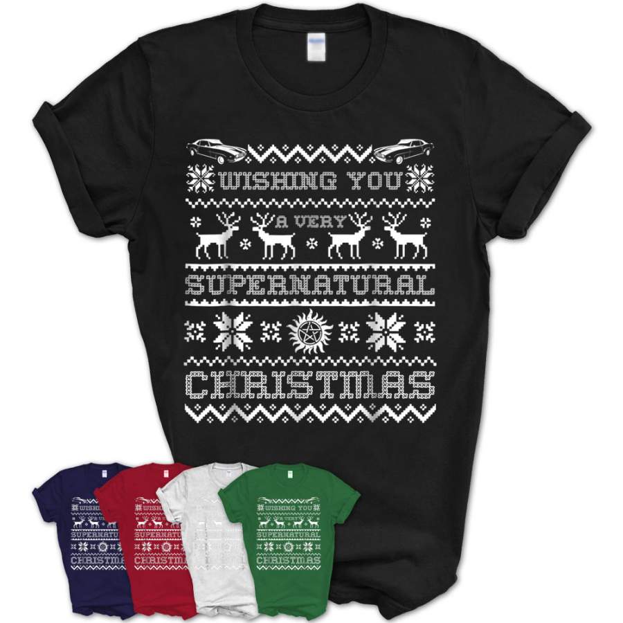 Supernatural Holiday Ugly Sweater T-Shirt – Teezou Store