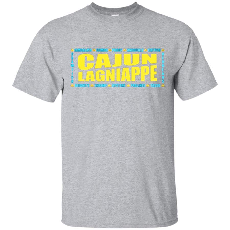 AGR Cajun Lagniappe with Crawfish Gumbo Jambalaya T Shirt