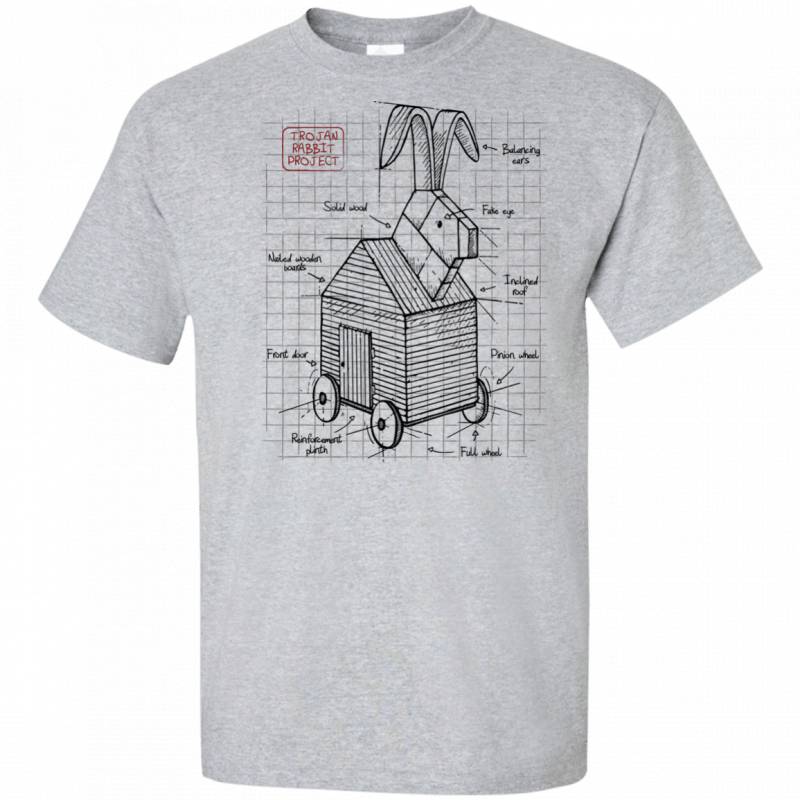 Trojan Rabbit Plan Tall T-Shirt