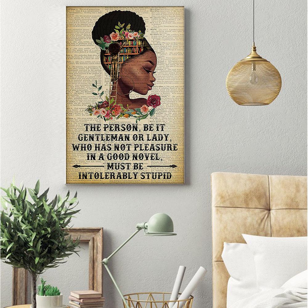 South Africa Canvas Prints Beautiful Afrocentric Poster Art Print African Woman Afro Man Bedroom Elegant Wall Art Home Decor