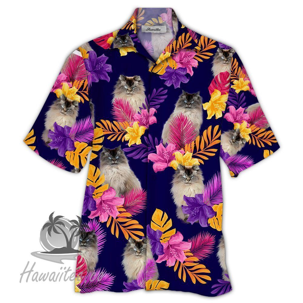 Ragdoll Cat Colorful Awesome Design Unisex Hawaii Shirt For Men And Women Ha93216