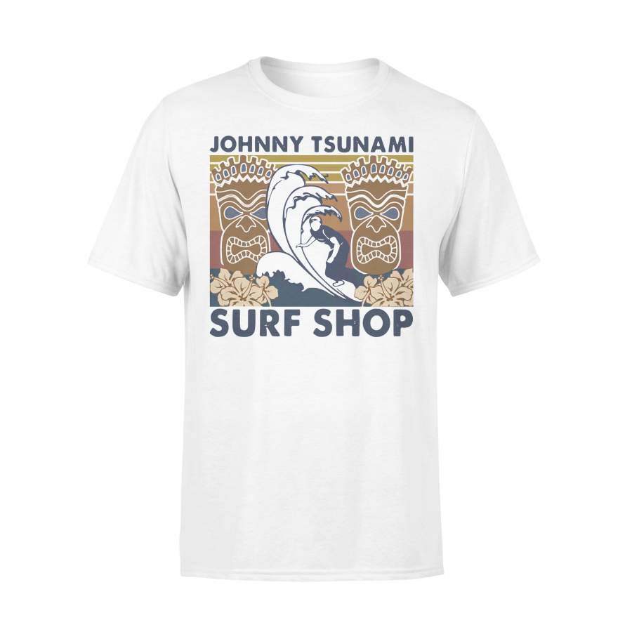 Jonny Tsunami Surf Shop Vintage Retro T-shirt