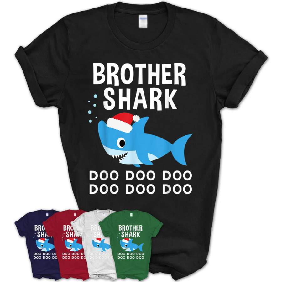 Brother Shark Doo Doo Christmas Shirt For Family Pajamas – Teezou Store