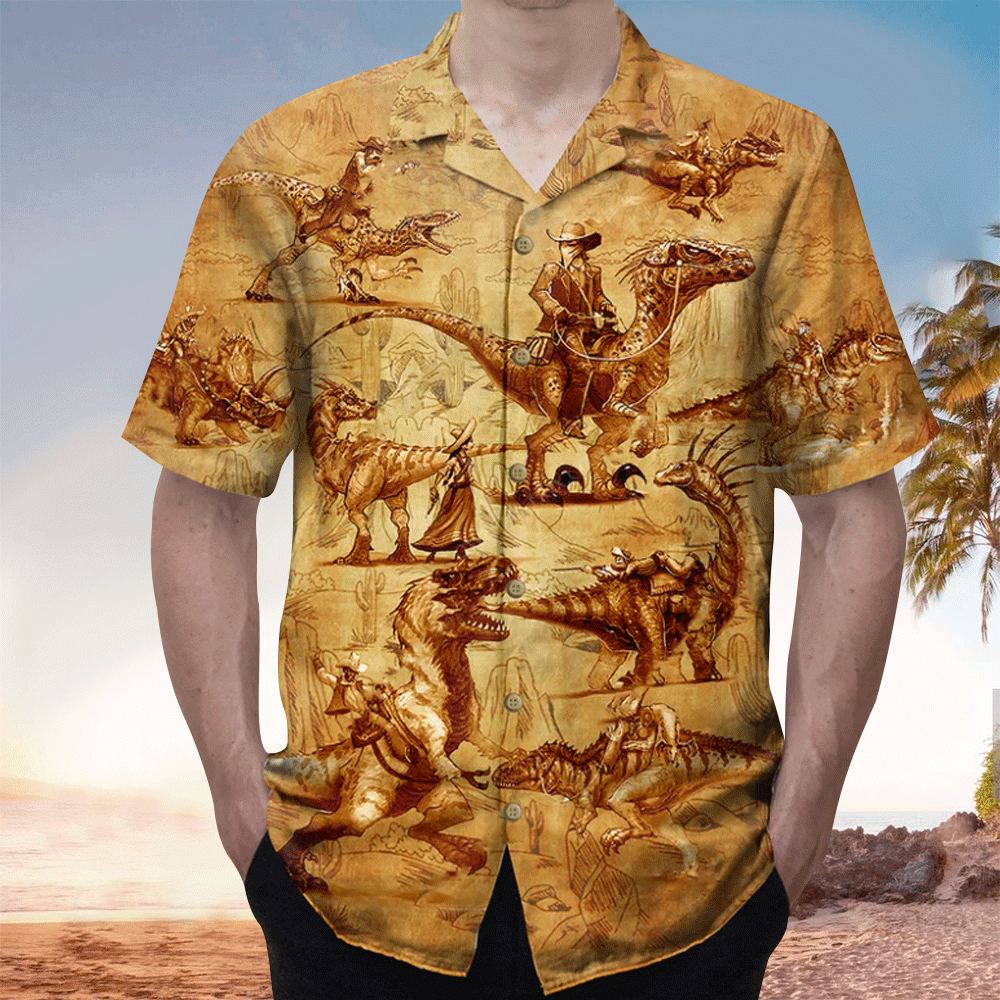 Dinosaurs Hawaii Shirt For Lover Aloha Ha79419