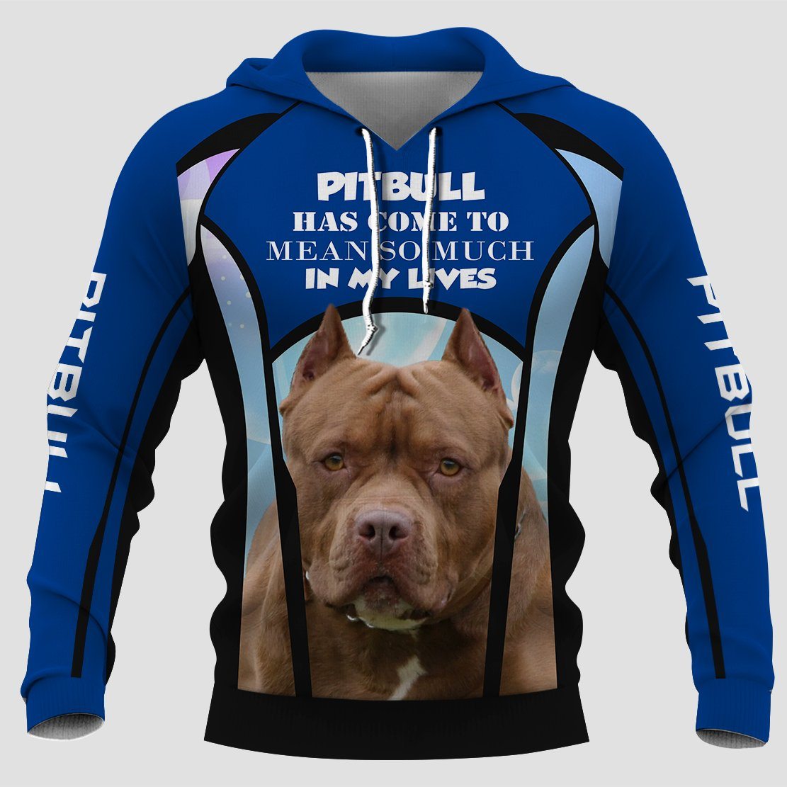 Pitbull Mean So Much In My Live, Edition 3D Full Printing